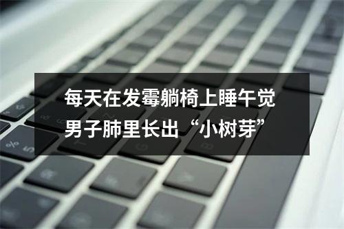 每天在发霉躺椅上睡午觉 男子肺里长出“小树芽”