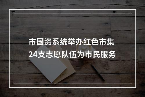 市国资系统举办红色市集 24支志愿队伍为市民服务