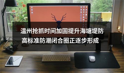 温州抢抓时间加固提升海塘堤防 高标准防潮闭合圈正逐步形成