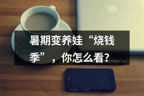 暑期变养娃“烧钱季”，你怎么看？