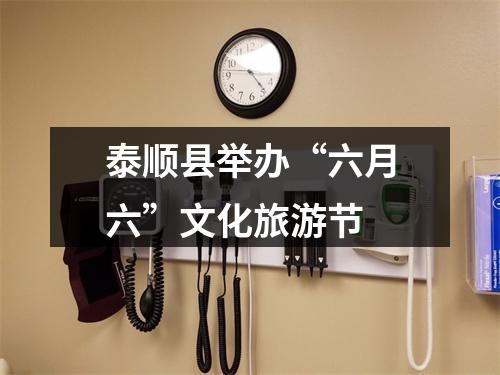 泰顺县举办“六月六”文化旅游节