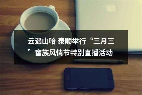 云遇山哈 泰顺举行“三月三”畲族风情节特别直播活动