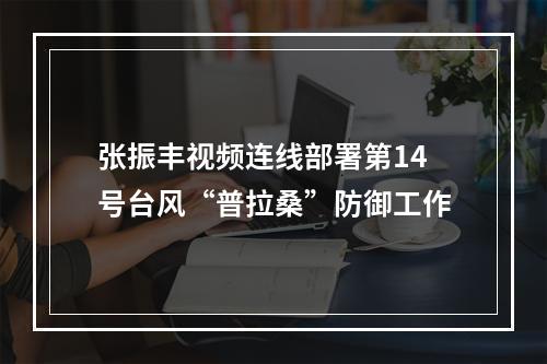 张振丰视频连线部署第14号台风“普拉桑”防御工作