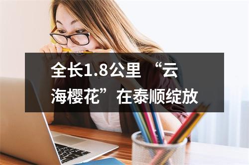 全长1.8公里 “云海樱花”在泰顺绽放