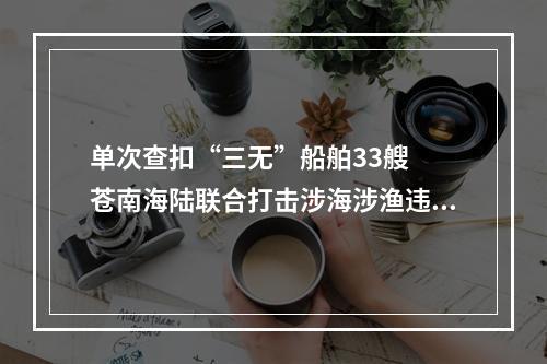 单次查扣“三无”船舶33艘  苍南海陆联合打击涉海涉渔违法