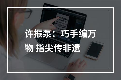 许振泵：巧手编万物 指尖传非遗