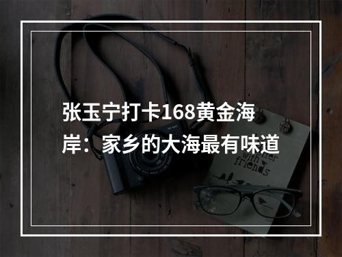 张玉宁打卡168黄金海岸：家乡的大海最有味道