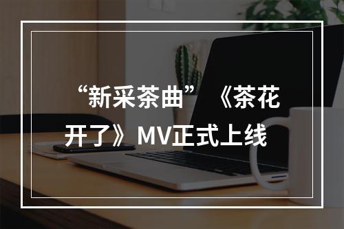 “新采茶曲”《茶花开了》MV正式上线