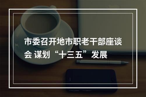 市委召开地市职老干部座谈会 谋划“十三五”发展