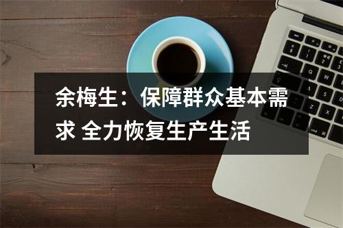 余梅生：保障群众基本需求 全力恢复生产生活