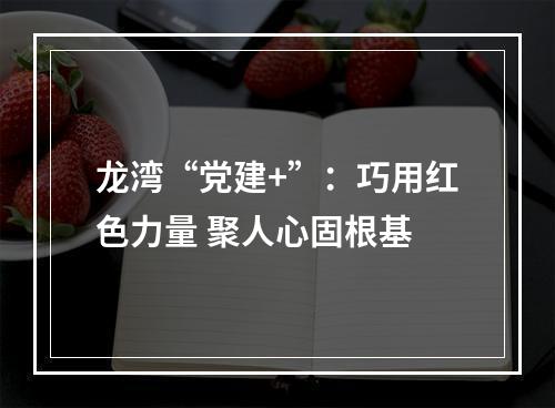 龙湾“党建+”：巧用红色力量 聚人心固根基