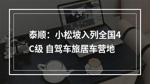 泰顺：小松坡入列全国4C级 自驾车旅居车营地