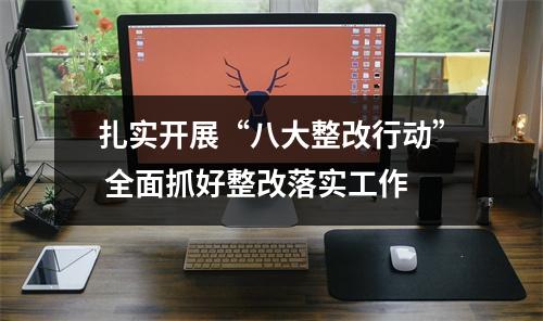 扎实开展“八大整改行动” 全面抓好整改落实工作
