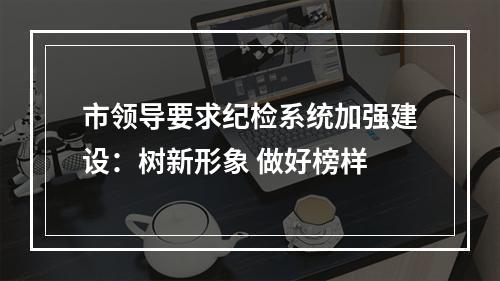 市领导要求纪检系统加强建设：树新形象 做好榜样