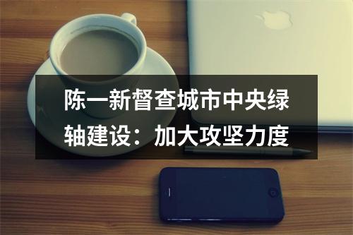 陈一新督查城市中央绿轴建设：加大攻坚力度