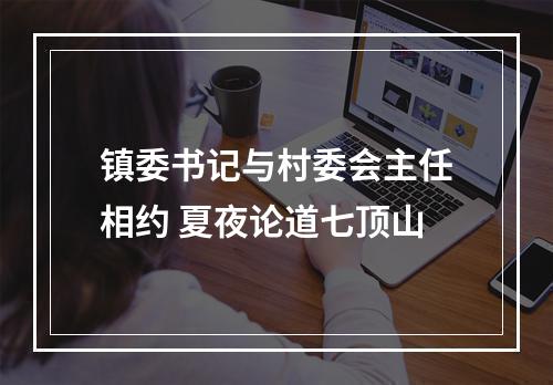 镇委书记与村委会主任相约 夏夜论道七顶山