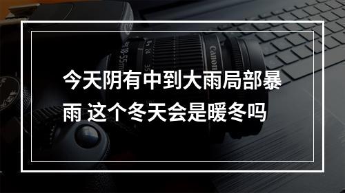 今天阴有中到大雨局部暴雨 这个冬天会是暖冬吗
