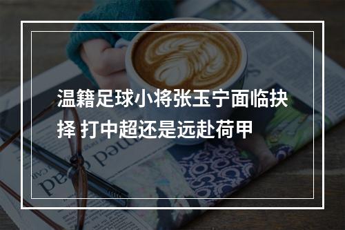 温籍足球小将张玉宁面临抉择 打中超还是远赴荷甲
