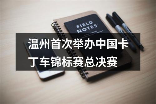 温州首次举办中国卡丁车锦标赛总决赛