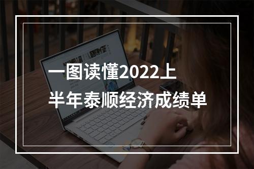 一图读懂2022上半年泰顺经济成绩单