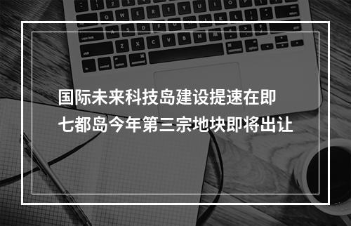 国际未来科技岛建设提速在即 七都岛今年第三宗地块即将出让