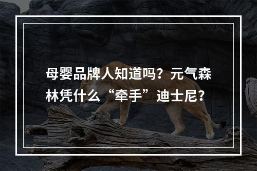 母婴品牌人知道吗？元气森林凭什么“牵手”迪士尼？
